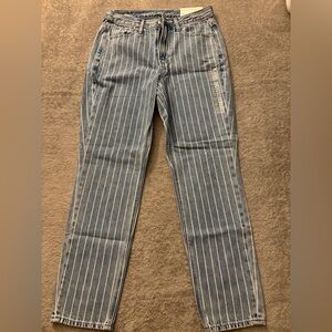 Striped Blue Jeans